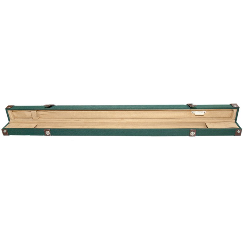 Etui til 2 buer, violin/viola, gr�n nylon med skulderrem