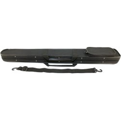 Etui til 1 basbue, tysk , sort nylon betr�k med lille lomme