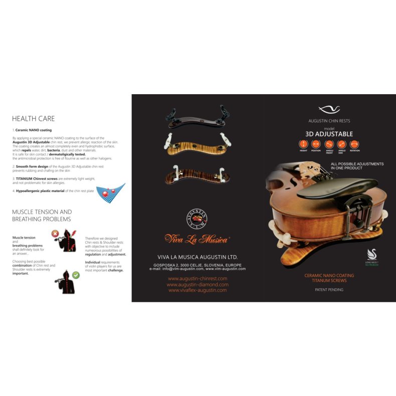 Hagebr�t Viva la Musica Augustin 3D violin 4/4 - 3/4
