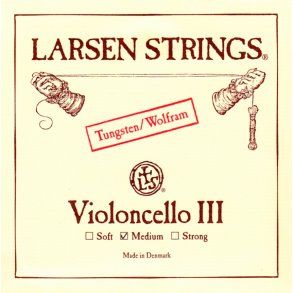 Larsen Cello G-streng, chromstl kerne, wolfram-omspundet