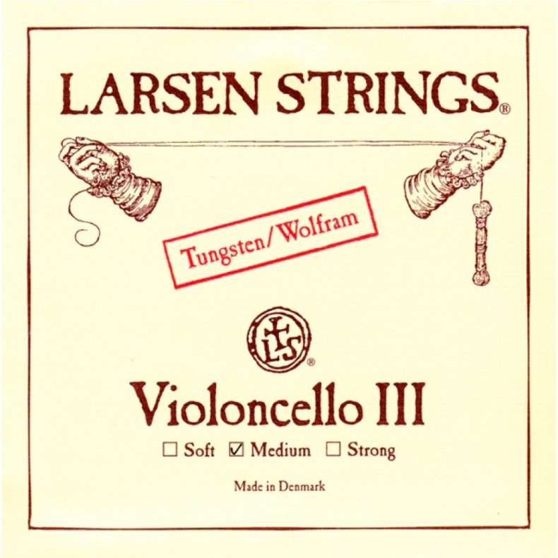 Larsen Cello G-streng, chromstl kerne, wolfram-omspundet