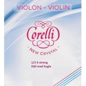 Corelli Crystal, Violin E-streng, 1/2, Medium, Stl m. kugle