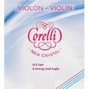 Corelli Crystal, Violin ST, 4/4, E med kugle <br>(S0001+S004+S007+S010)