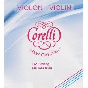 Corelli Crystal, Violin E-streng, 1/2, Medium, Stl m. lkke