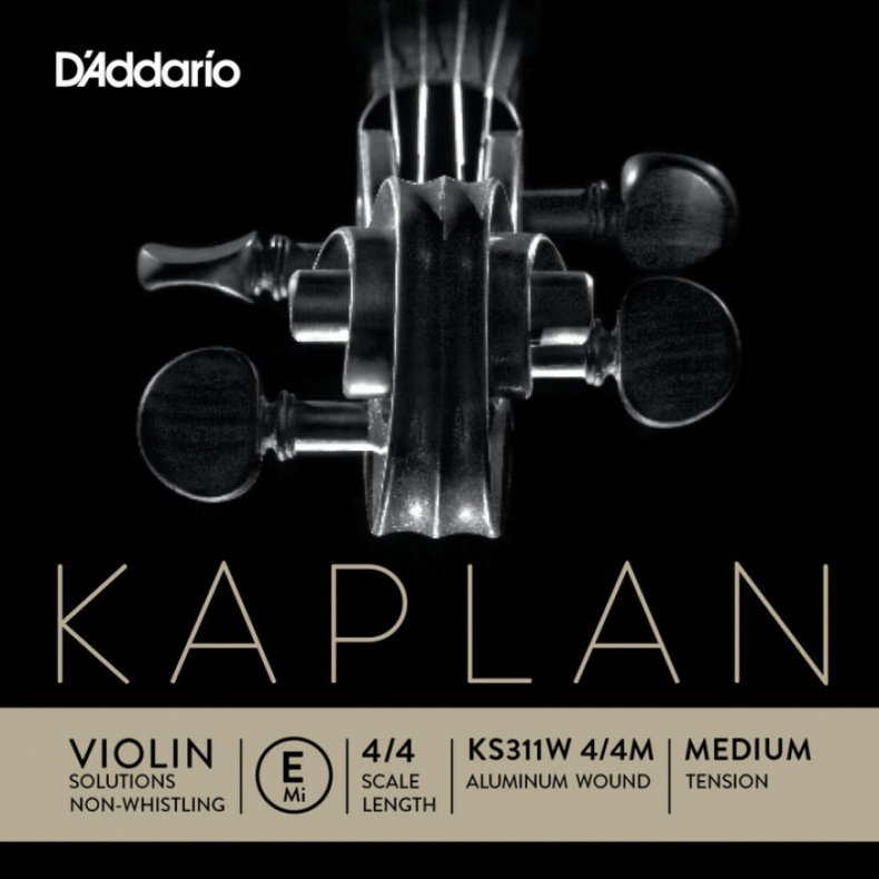 Kaplan Violin E streng<br>Aluminium omspundet, bld, "non-whistling"