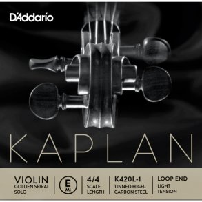<br>Kaplan Violin Golden Spiral Solo, E streng med lkke<br>