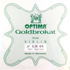 Optima Goldbrokat, Violin E-streng, Stl m. kugle